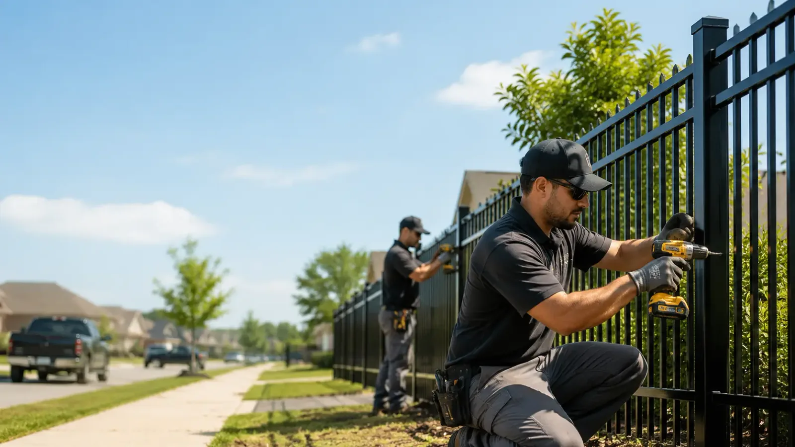 Metal Fence Installation in Utica, KY